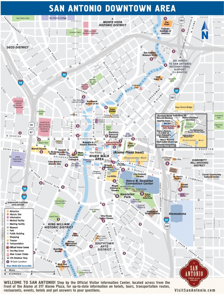 San Antonio Maps | Texas, U.s. | Maps Of San Antonio - Printable Map Of San Antonio