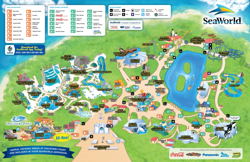 San Antonio Seaworld Map - Printable Map Of Sea World Orlando