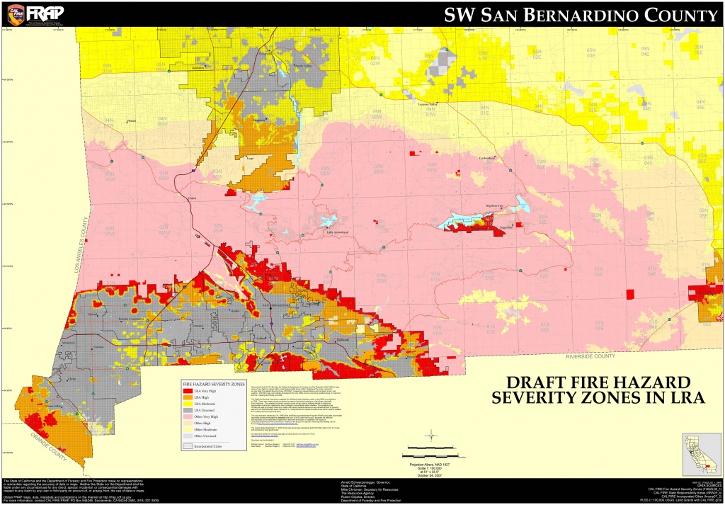 San Bernardino City Map And Travel Information | Download Free San - Map Of San Bernardino County California