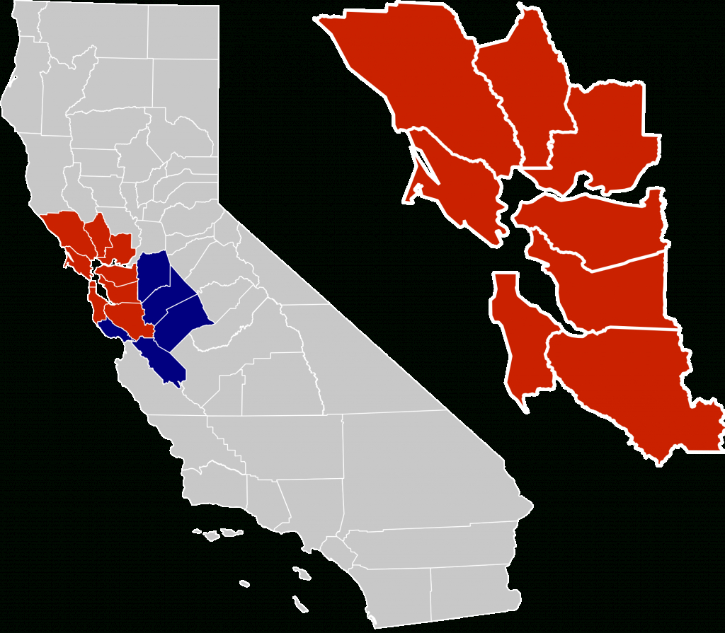 San Francisco Bay Area - Wikipedia - Map Of San Francisco Area California