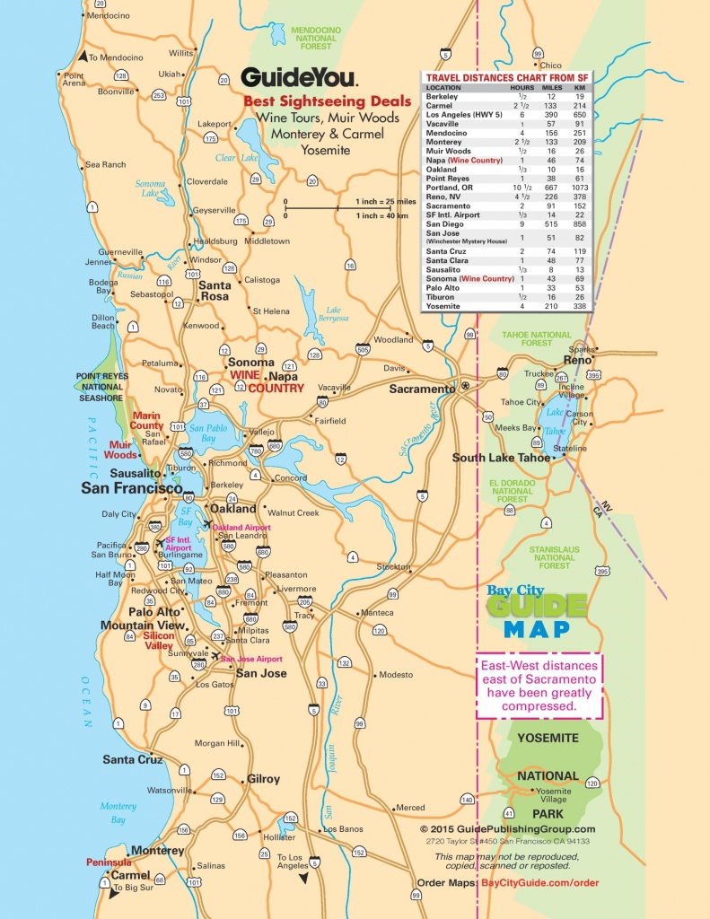 San Francisco Maps | California, U.s. | Maps Of San Francisco - Printable Map Of San Francisco Bay Area