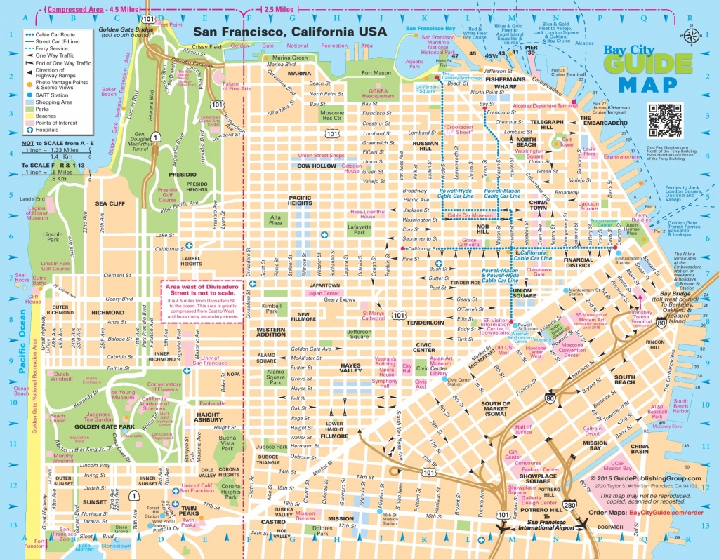 San Francisco Street Map - Printable Map Of San Francisco Streets