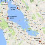 San Francisco's Popular Tourist Areas   Map Of California Near San Francisco