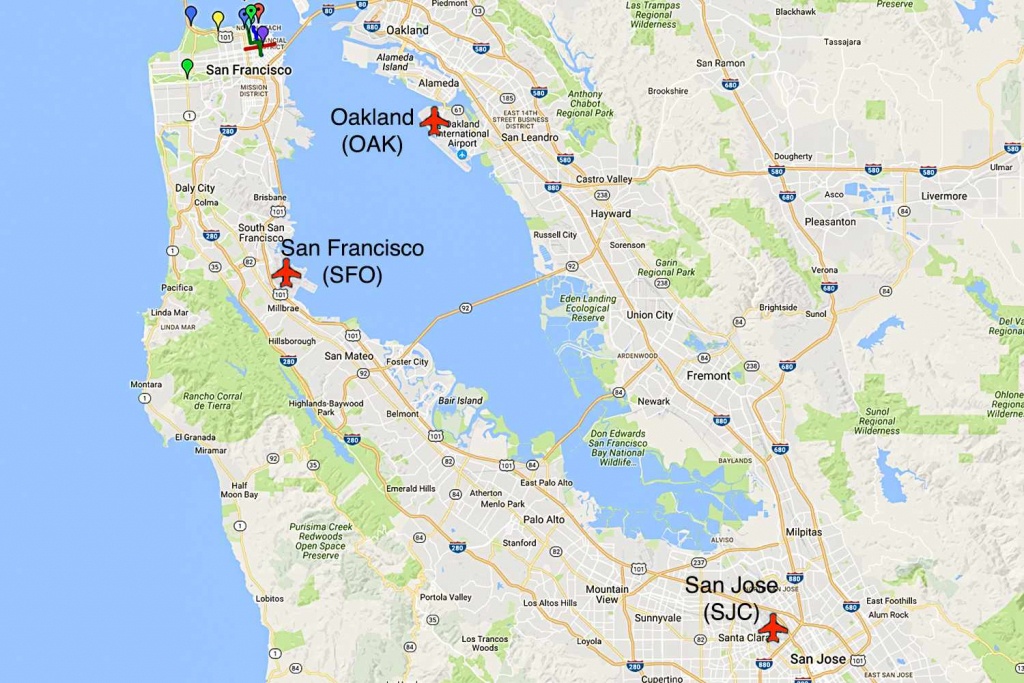 San Francisco&amp;#039;s Popular Tourist Areas - Map Of California Near San Francisco