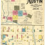 Sanborn Fire Insurance Map From Austin, Travis County, Texas   Travis County Texas Map