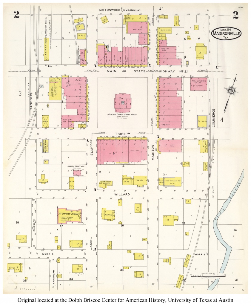 Sanborn Maps Of Texas - Perry-Castañeda Map Collection - Ut Library - Texas Fire Map