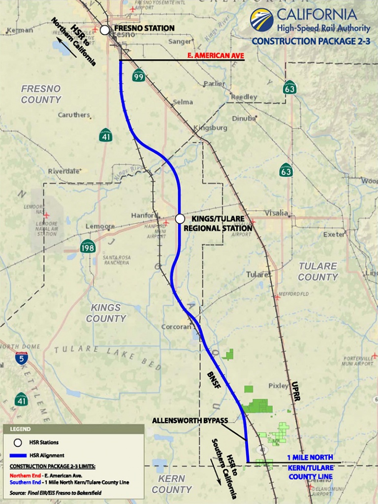 Sandis Lands California High Speed Rail Project | Sandis - California High Speed Rail Project Map