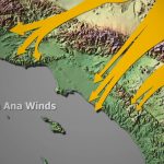 Santa Ana Winds   Real Time Wind Map California