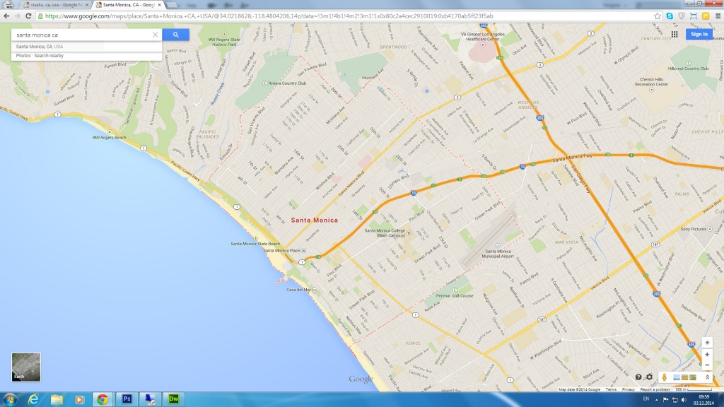 Santa Monica, California Map - Where Is Santa Monica California On A Map