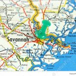 Savannah, Georgia Photo   Printable Map Of Savannah