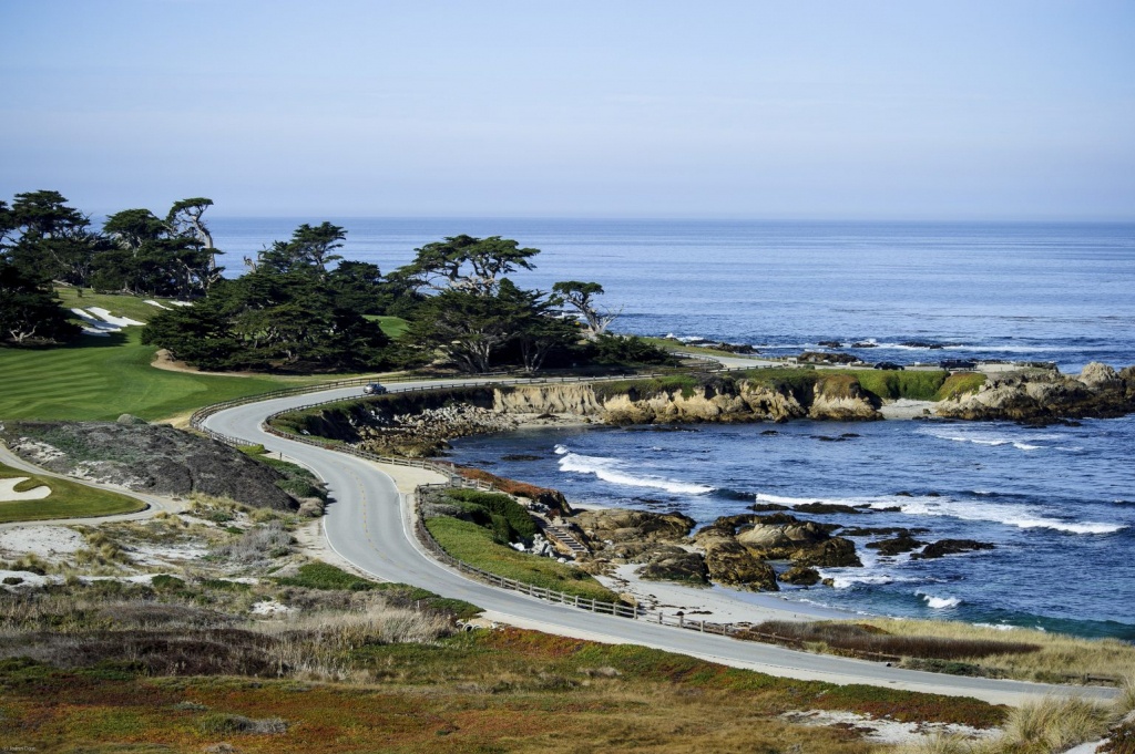 Scenic 17-Mile Drive In Picturesque Pebble Beach - 17 Mile Drive California Map