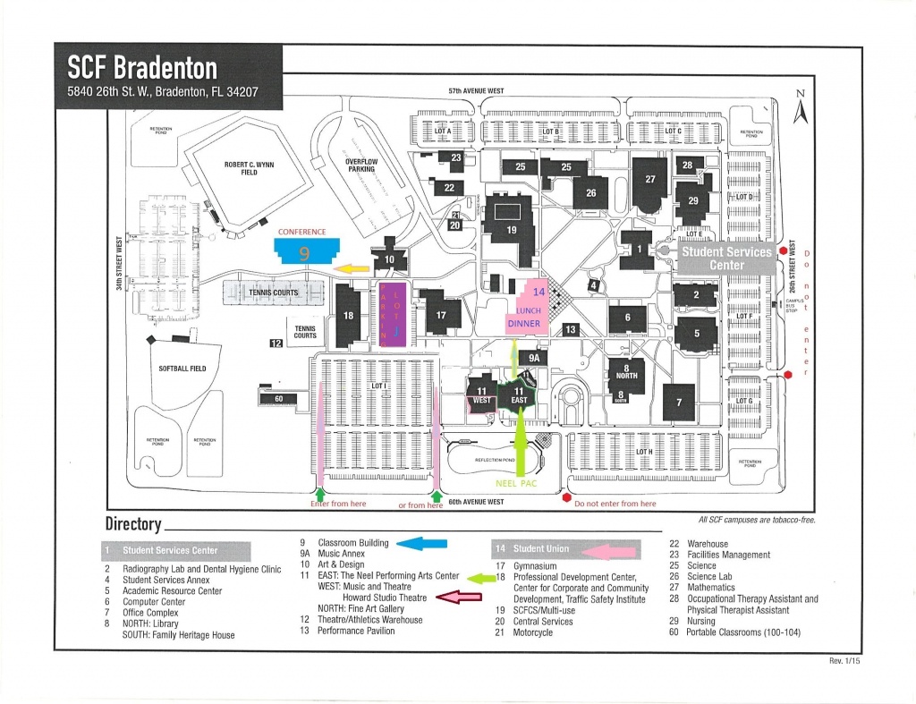 Scf Bradenton Campus Map Woestenhoeve State College Of Florida Bradenton Campus Map 