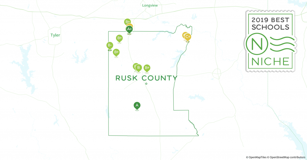 School Districts In Rusk County, Tx - Niche - Rusk County Texas Map