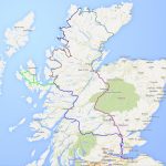 Scotland Road Map And Travel Information | Download Free Scotland   Printable Road Map Of Scotland