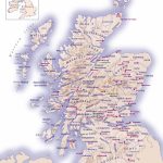 Scottish Clans And Castles   Clan Land Map   Detailed Map Of Scotland Printable