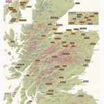 Scratch Off Scotland Whisky Distilleries Print   Printable Map Of Scotland
