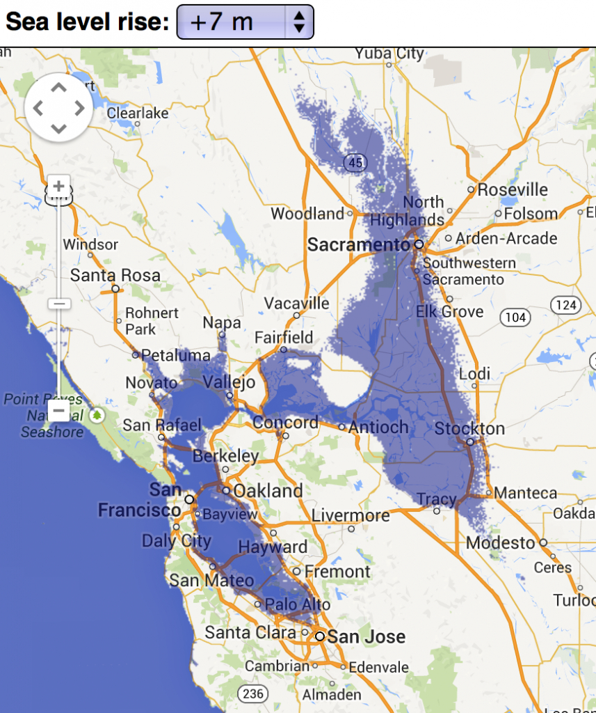 Sea Level Rise Effects On Estonia [Gif] [660 X 466] : Mapporn - California Sea Level Map