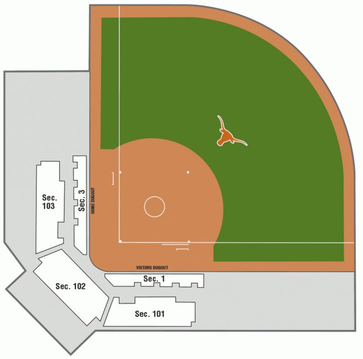 Seating Diagrams University Of Texas Athletics University Of Texas