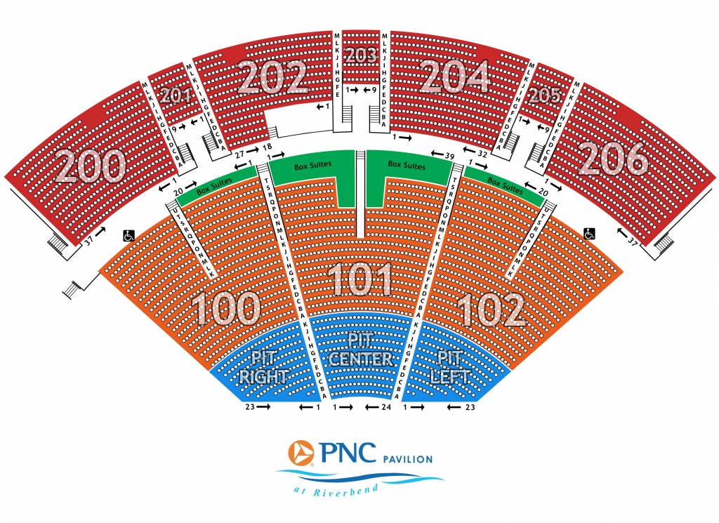 Seating Maps - Mid Florida Amphitheater Parking Map