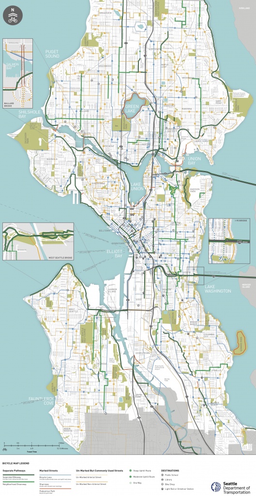 Seattle Area Bike Maps | Seattle Bike Blog - Printable Map Of Seattle Area