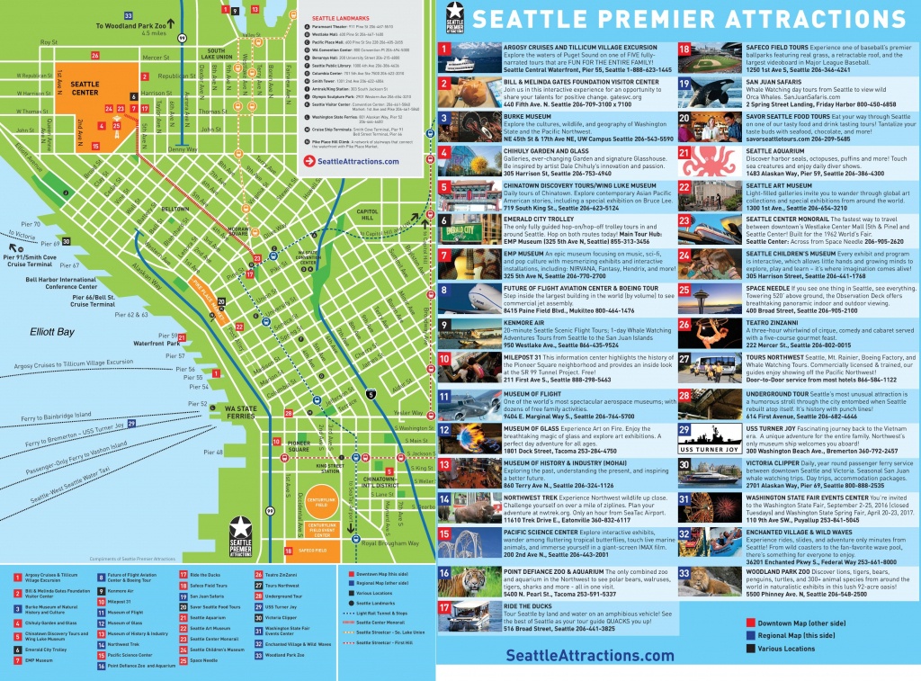 Seattle Maps | Washington, U.s. | Maps Of Seattle - Printable Map Of Seattle