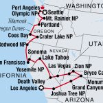 Seattle To Los Angeles | Intrepid Travel Au   Seattle To California Road Trip Map
