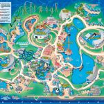 Seaworld Orlando Theme Park Map   Orlando Fl • Mappery | Aquariums   Florida Parks Map