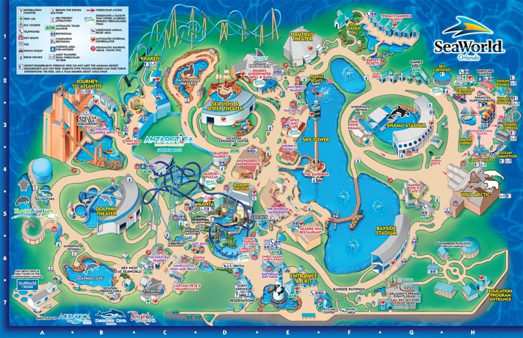 Seaworld Park Map | Seaworld Orlando | Orlando Usa | Pinterest - Sea World Florida Map