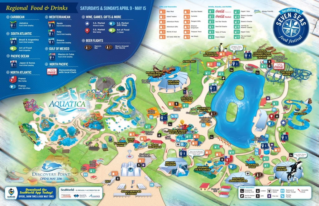 Seaworld San Antonio Aquatica Map | D1Softball - Seaworld San Antonio Printable Map