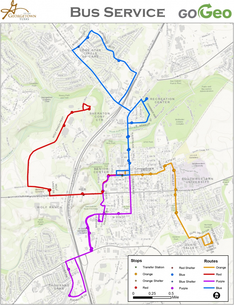 Service Map – Gogeo - Georgetown Texas Map