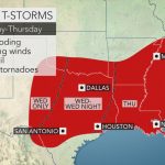 Severe Weather Poised To Threaten Southern Us Immediately After   Texas Radar Map