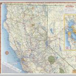 Shell Highway Map Of California (Northern Portion).   David Rumsey   Northern California Highway Map