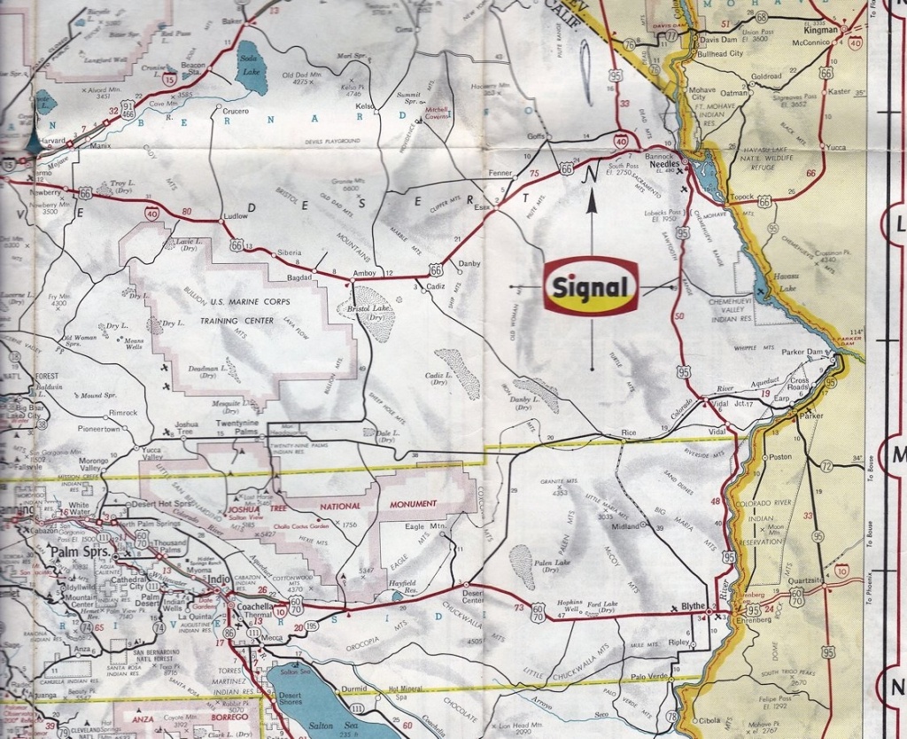 Signal Oil Company Map Of California 1964 | Collectors Weekly - Earp California Map