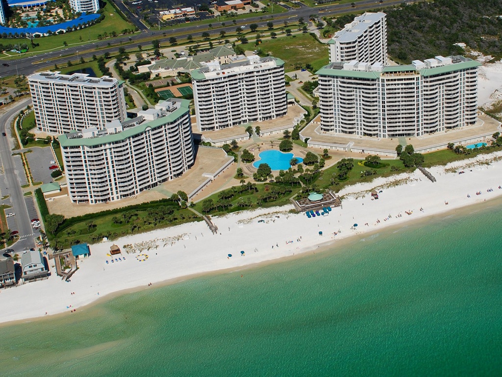 Silver Shells | Destin Condo Rentalsocean Reef Resorts - Map Of Destin Florida Condos