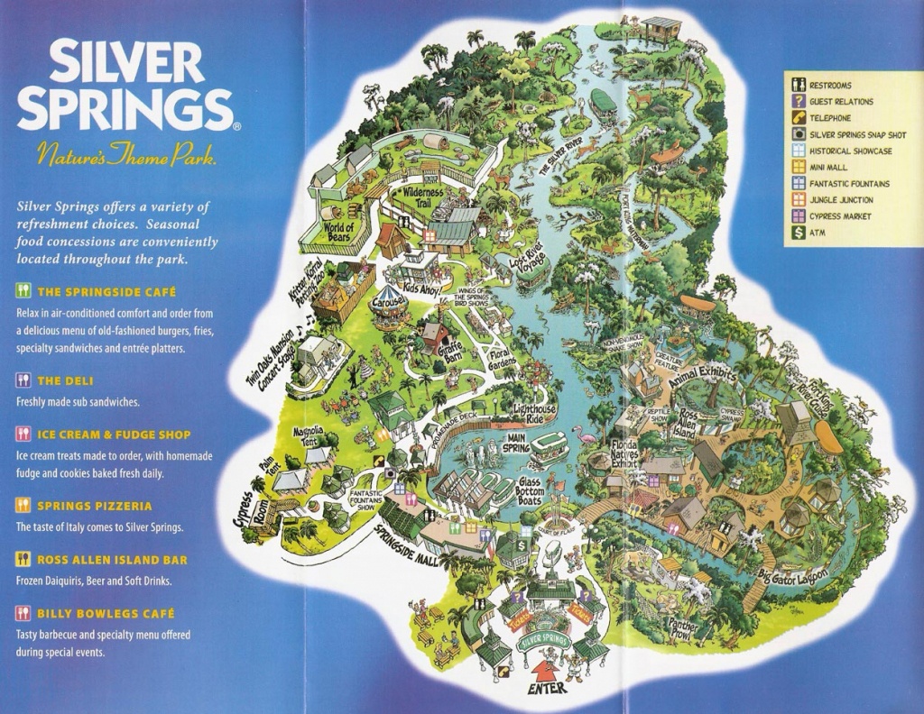 Silver Spring Florida Map | Time Zones Map - Silver Springs Florida Map