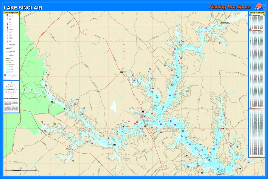 Sinclair Fishing Map, Lake - Printable Lake Minnetonka Map