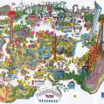 Six Flags Magic Mountain Map. | Assorted Ii In 2019 | Theme Park Map   Printable Six Flags Over Georgia Map
