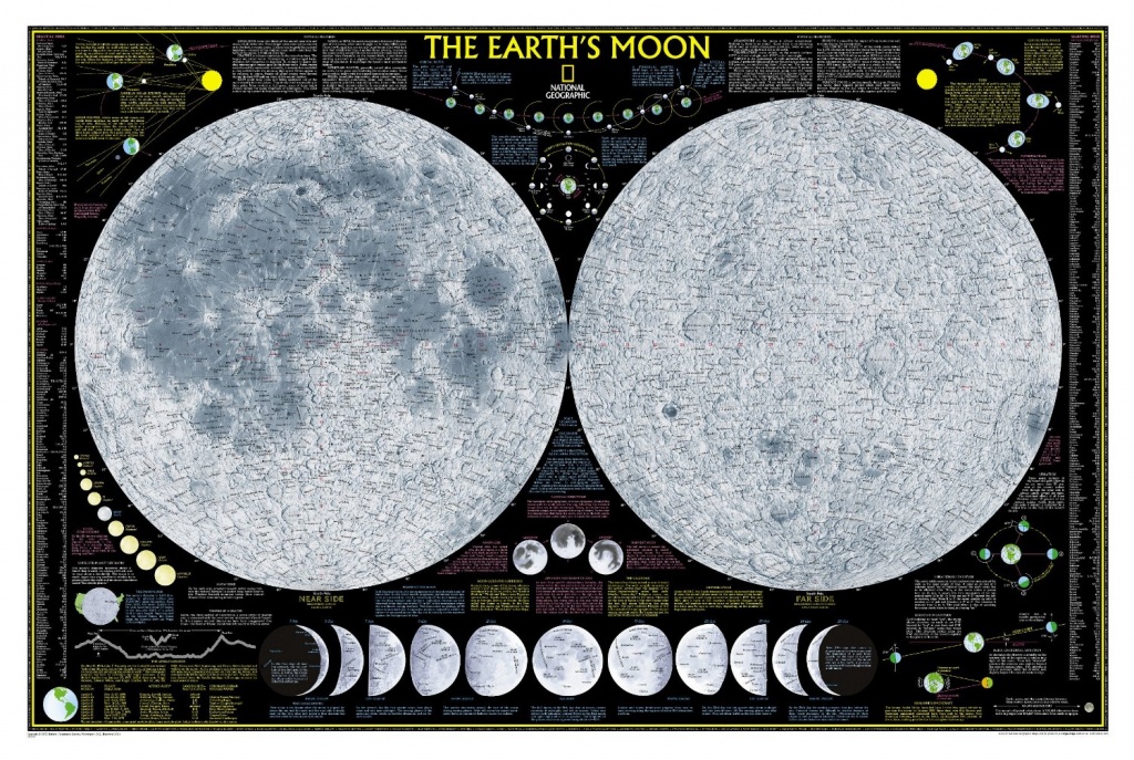 Skymaps - Publication Quality Sky Maps &amp;amp; Star Charts - Printable Moon Map