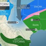 Snow Whitens Oklahoma, Texas As Coldest Air So Far This Season Invades   Radar Map For Houston Texas