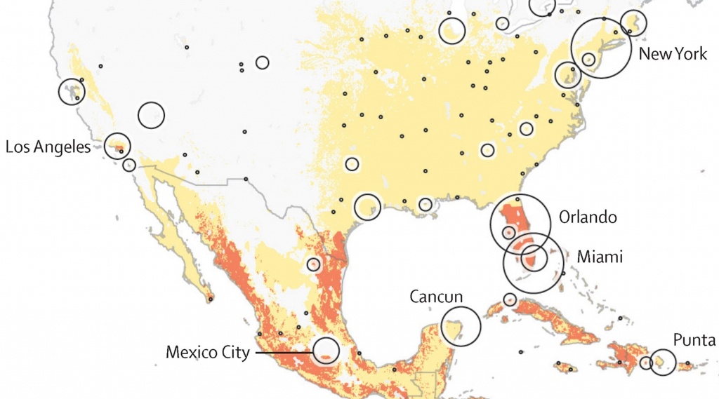 So Far, Zika Is Showing Up In The United States Just Where The - Zika Virus Florida Map