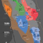 Sonoma Wine Map (Poster) | Wine Folly   Map Of Sonoma California Area