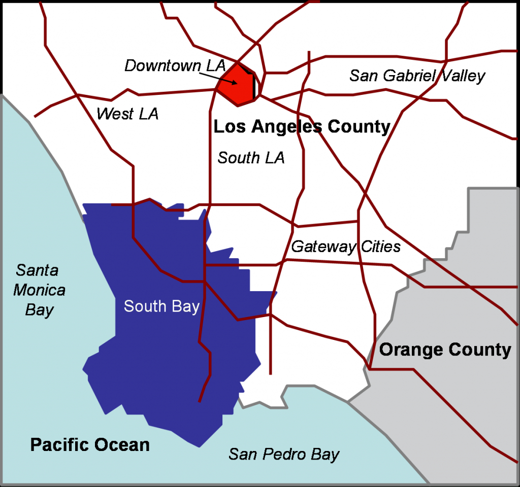 South Bay Los Angeles County Wikipedia Carson California Map 