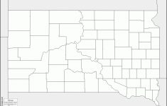 South Dakota County Map Printable