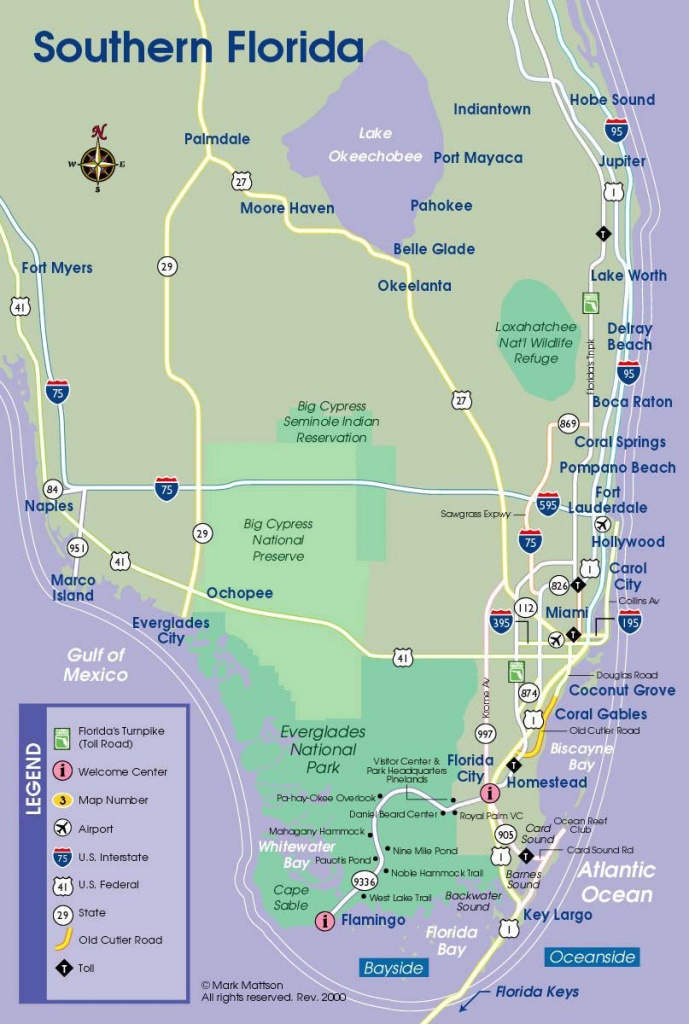 South Florida Map | Travel Maps | South Florida Map, Florida - Pompano Florida Map