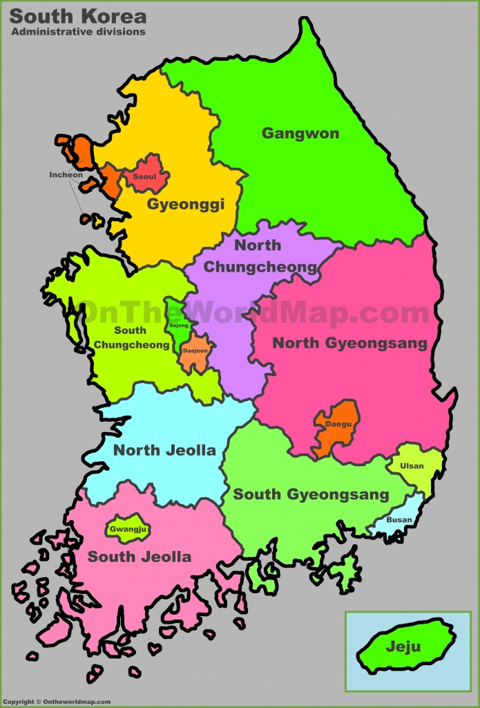 South Korea Maps | Maps Of South Korea (Republic Of Korea) - Printable Map Of Korea