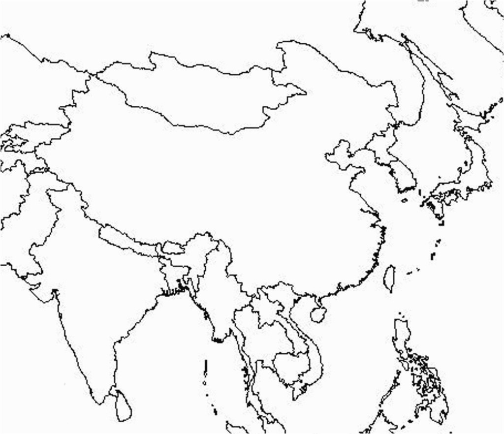 Southeast Asia Map Blank All Inclusive Outline Of South Hd 8 - World - Printable Blank Map Of Southeast Asia