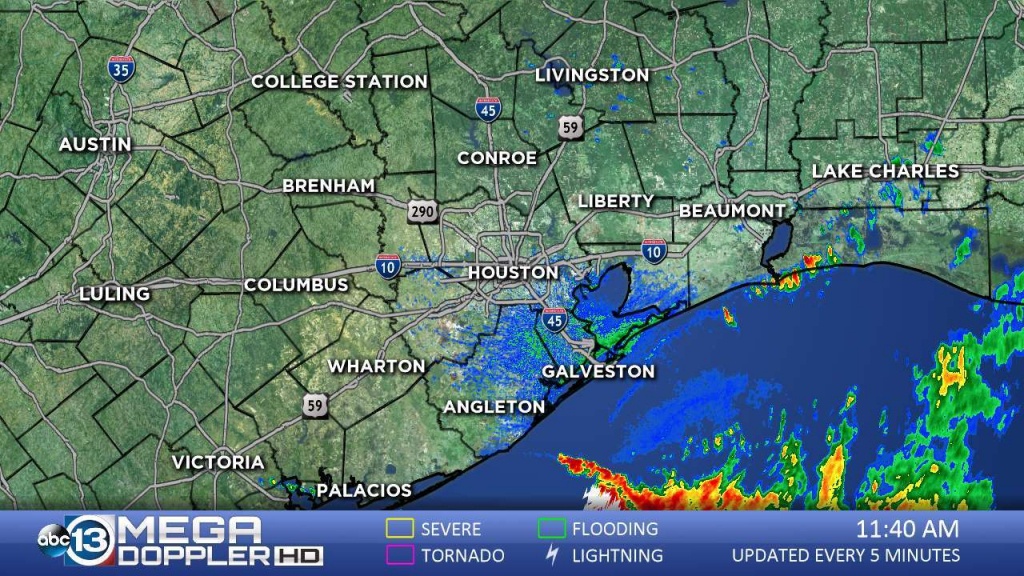 Southeast Texas Radar | Abc13 - Radar Map For Houston Texas
