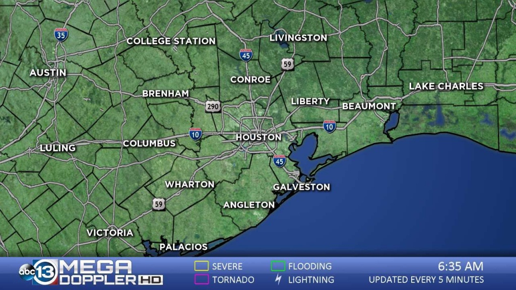 Southeast Texas Radar | Abc13 - Texas Weather Map Today