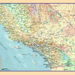 Southern California Wall Map   The Map Shop   Picture Of California Map