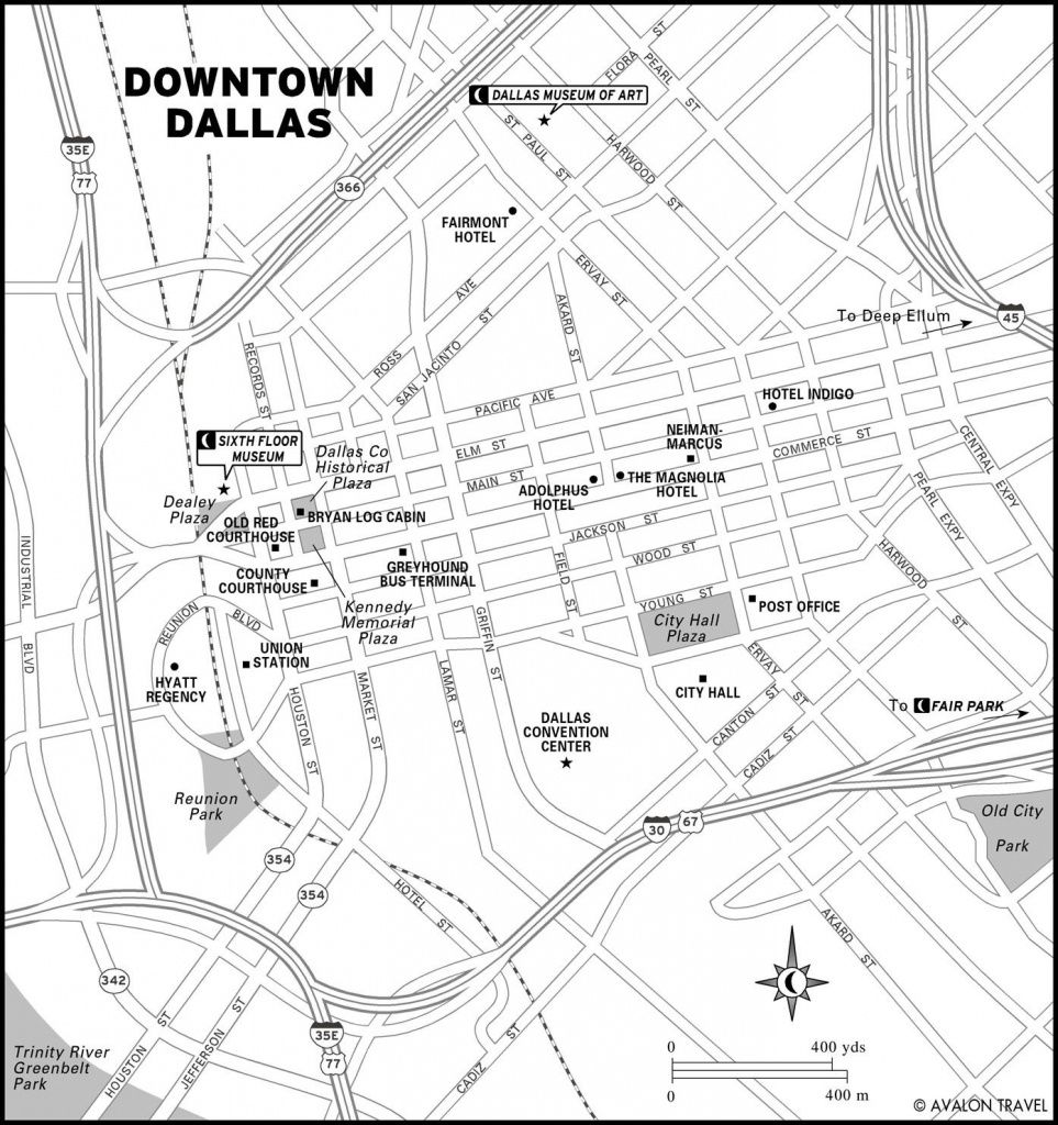 Southwest And Texas | Maps | Dallas Map, Map, Texas Travel - Map Of Downtown Dallas Texas